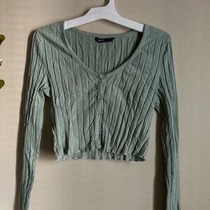 Green Long sleeve top